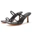 Sexy Blanche Cocktail Sandales Femme Talons Hauts 2022 7 cm Talons Aiguilles Peep Toes / Bout Ouvert Sandales