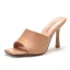 Modest / Simple Green Street Wear Womens Sandals 2023 9 cm Stiletto Heels Open / Peep Toe Sandals High Heels