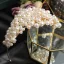 Vintage / Retro Beige Braid Pearl Bridal Hair Accessories 2023 Alloy Wedding Tiara