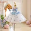 Fashion White Butterfly Appliques Birthday Short Flower Girl Dresses 2025 Ball Gown Spaghetti Straps Sleeveless Backless Bow Tulle