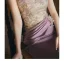Amazing / Unique Lavender Appliques Printing Evening Dresses  2025 Trumpet / Mermaid Strapless Sleeveless Backless Sweep Train Evening Party Formal Dresses