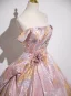 Chic / Beautiful Blushing Pink Appliques Prom Dresses 2025 Ball Gown Off-The-Shoulder Sleeveless Backless Floor-Length / Long Prom Formal Dresses