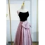 Chic / Beautiful Candy Pink Prom Dresses 2022 A-Line / Princess Strapless Sleeveless Backless Bow Floor-Length / Long Formal Dresses