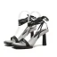 Fashion Lime Green Summer Street Wear Womens Sandals 2022 10 cm Stiletto Heels Ankle Strap Open / Peep Toe Sandals High Heels