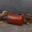 Vintage / Retro Brown Leather Street Wear Shoulder Bags Women's Bags 2023