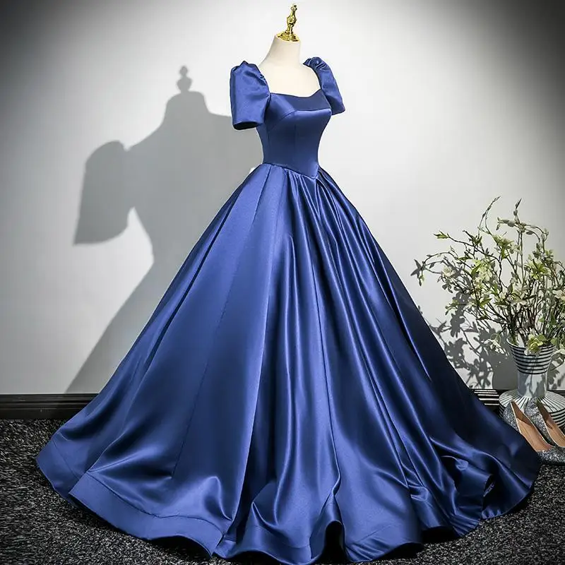 green emerald velvet dress Macloth Elegant V Neck Long Prom Dress Vintage Lace Chiffon Formal Evening Gown US18W main image 0