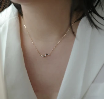 Lovely Gold Sterling Silver Heart Shaped Prom Necklaces Accessories 2023