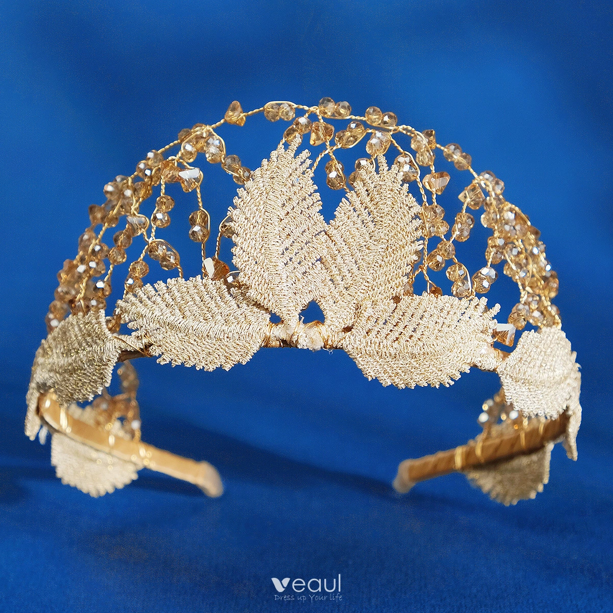 Elegant Pearls & Alloy Tiara For Your Fabulous Wedding Dress Elegant Pearls & Alloy Tiara For Your Fabulous Wedding Dress