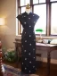 Vintage / Retro Black Embroidered Evening Party Cheongsam 2025 Trumpet / Mermaid High Neck Sleeveless Tea-length