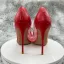 Charming Red Cocktail Party See-through Pumps 2023 12 cm Stiletto Heels Pointed Toe Pumps High Heels