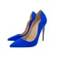 Chic / Beautiful OL Suede Royal Blue Pumps 2022 12 cm Stiletto Heels Pointed Toe Pumps High Heels