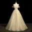 Elegant Sage Green Beading Sequins Appliques Prom Dresses 2025 Ball Gown Spaghetti Straps Sleeveless Backless Floor-Length / Long Formal Dresses