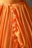 Elegant Orange Appliques Prom Dresses 2023 Ball Gown Bow Off-The-Shoulder Short Sleeve Backless Floor-Length / Long Prom Formal Dresses