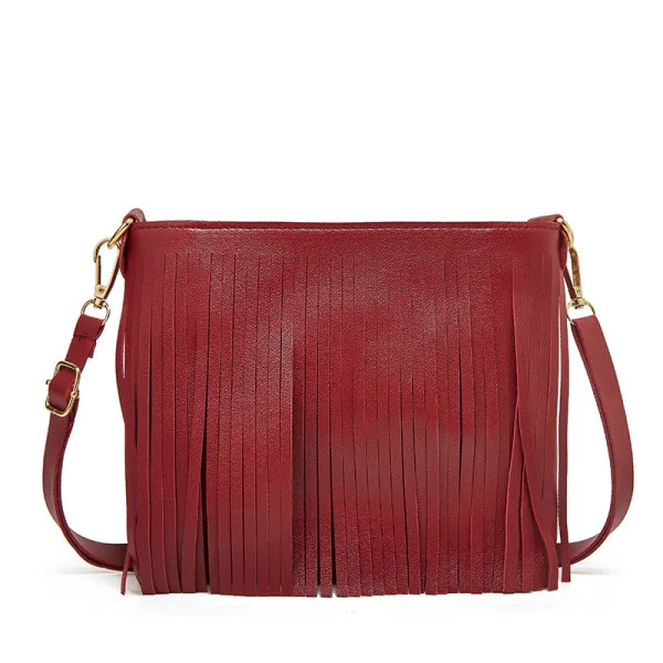 Modest / Simple Grey Casual Tassel Women's Bags Messenger Bag 2023