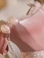 Charmant Rougissant Rose Perlage Perle Paillettes Appliques Robe De Soirée 2024 Trompette / Sirène De l'épaule Sans Manches Dos Nu Longue Soirée Robe De Ceremonie
