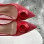 Charming Red Cocktail Party See-through Pumps 2023 12 cm Stiletto Heels Pointed Toe Pumps High Heels