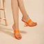 Sexy Fushia Vêtement de rue Sandales Femme 2022 9 cm Cristal Talons Aiguilles Peep Toes / Bout Ouvert Sandales Talons Hauts