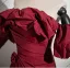 Fashion Burgundy Split Front Prom Dresses 2024 A-Line / Princess Strapless Sleeveless Backless Sweep Train Prom Formal Dresses