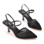 Modest / Simple White Casual Pierced Womens Sandals 2022 7 cm Stiletto Heels Pointed Toe Sandals High Heels