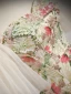 Schöne Multifarben Spitze Blumen Perlenstickerei Perle Pailletten Ballkleider 2023 Off Shoulder A Linie Kurze Ärmel Rückenfreies Lange Festliche Kleider