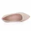 Scintillantes Doré Perle Faux Diamant Plate Chaussure De Mariée 2023 À Bout Pointu Chaussure De Mariée