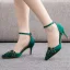 Chic / Belle Noire Faux Diamant Promo Sandales Femme 2023 Bride Cheville 7 cm Talons Aiguilles À Bout Pointu Sandales Talons Hauts