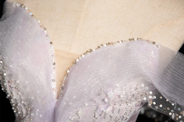 Charming Lavender Beading Pearl Sequins Prom Dresses 2024 Off-The-Shoulder A-Line / Princess Sleeveless Backless Floor-Length / Long Prom Formal Dresses