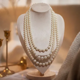 Charming White Handmade Pearl Prom Necklaces 2026 Accessories