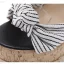 Fashion Black Street Wear Womens Sandals 2023 Ankle Strap Waterproof 17 cm Wedges Open / Peep Toe Sandals High Heels