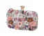 Flower Fairy Ocean Blue Pearl Rhinestone Sequins Prom Clutch Bags 2024