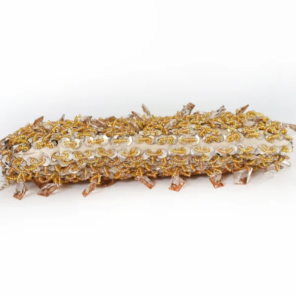 Bling Bling Gold Beading Sequins Prom Clutch Bags 2024