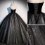 Illusion Schwarz Pailletten Ballkleider 2023 Ballkleid Bandeau Ärmellos Rückenfreies Lange Ball Festliche Kleider