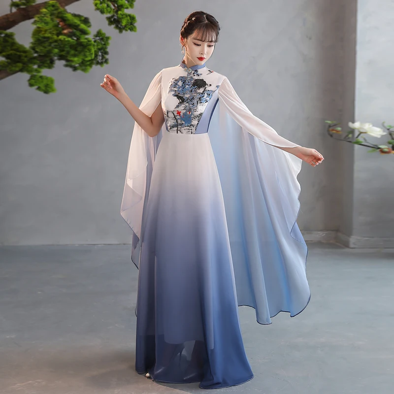strapless open back dress Long Prom Dress Navy Blue Half Sleeve Lace Applique Formal Evening Dresses 2018 APD3261 main image 1