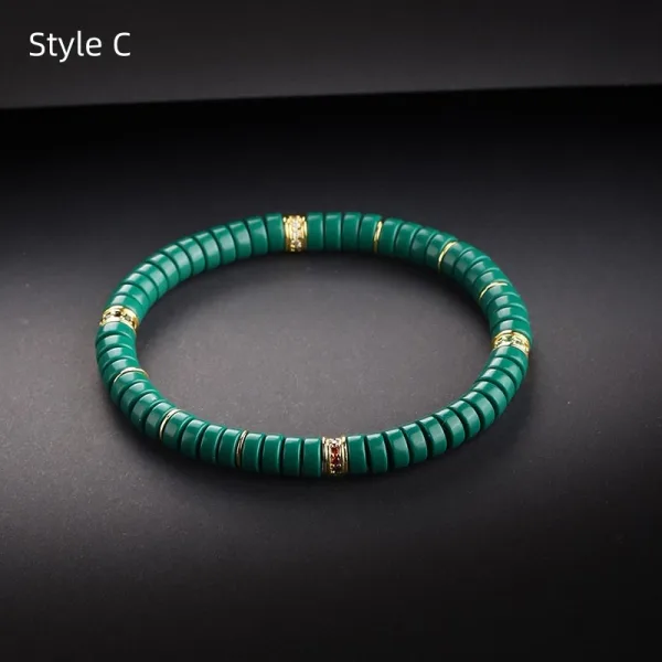 Fashion Chic / Beautiful Dark Green Handmade  Bracelet Accessories 2026