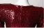 Sparkly Burgundy Rhinestone Sequins Evening Dresses 2026 Trumpet / Mermaid Scoop Neck Short Sleeve Floor-Length / Long Formal Dresses