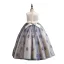 Lovely Blushing Pink Birthday Flower Girl Dresses 2023 Ball Gown Scoop Neck Sleeveless Bow Floor-Length / Long Flower Girl Dresses