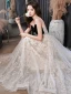 Chic / Beautiful Black Prom Dresses 2022 A-Line / Princess Spaghetti Straps Sleeveless Backless Pearl Sequins Floor-Length / Long Formal Dresses