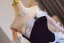 Charming Sky Blue Bow Butterfly Prom Dresses 2025 Ball Gown Strapless Short Sleeve Backless Floor-Length / Long Formal Dresses