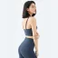 2 Pièces Bleu Marine Nylon Serré Leggings 2021 Moulante Camisole Débardeurs Ensemble de Yoga & Sport