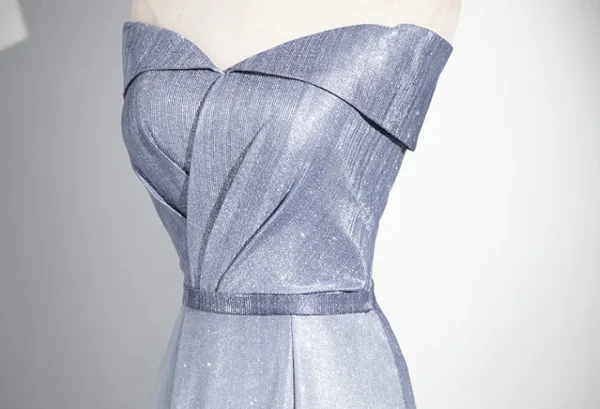 Scintillantes Multi-Couleurs Argenté Glitter Robe De Bal 2024 Trompette / Sirène Bustier Sans Manches Dos Nu Train De Balayage Promo Robe De Ceremonie