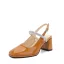 Vintage / Retro Black Street Wear Rhinestone Womens Shoes 2023 6 cm Thick Heels Square Toe Womens Shoes