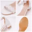 Schöne Weiß Perle Spitze Blumen Sandalen Damen 2023 Knöchelriemen 9 cm Thick Heels Peeptoes Hochzeit Sandaletten Hochhackige