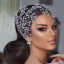 Uroczy Złote Rhinestone Ślub Ozdoby Do Włosów Ślubne 2023 Stop