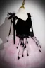 Fashion Blushing Pink Appliques Cascading Ruffles Prom Dresses Ball Gown 2024 Spaghetti Straps Bow Sleeveless Floor-Length / Long Prom Formal Dresses
