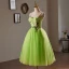 Chic / Beautiful Green Lace Flower Short Homecoming Graduation Dresses 2024 A-Line / Princess Spaghetti Straps Sleeveless Backless Formal Dresses