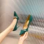 Mooie / Prachtige Zwarte Avond Rhinestone Suede Pumps 2023 Leer 8 cm Naaldhakken / Stiletto Spitse Neus Pumps Hoge Hakken