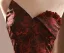 Sexy Burgundy Printing Evening Dresses 2026 Trumpet / Mermaid Strapless Sleeveless Backless Bow Floor-Length / Long Formal Dresses