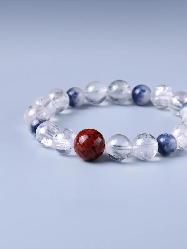 Haut de Gamme Blanche Fait main Cristal Naturel Bracelets 2025