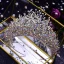Sparkly Silver Handmade  Rhinestone Bridal Hair Accessories 2023 Alloy Wedding