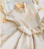 Fashion Pearl Lace Flower Birthday Short Flower Girl Dresses 2023 Ball Gown High Neck Cap Sleeves